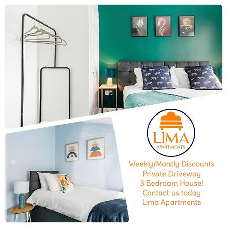 Weekly Monthly Deal-4 Beds-Large House-Driveway By Lima Apartments Ltd Bournemouth Buitenkant foto